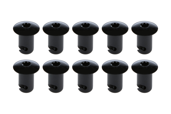 Oval Hd T-30 Torx Fast. 7/16 .500in 10pk Alum Bl