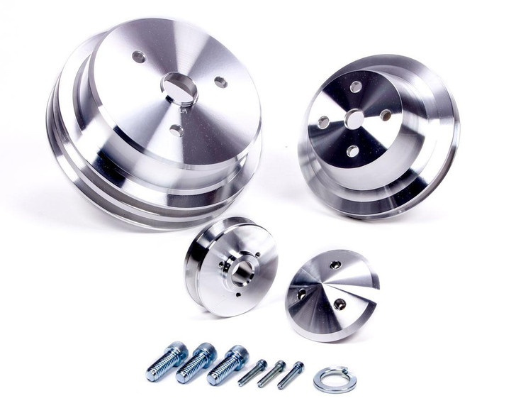 MARCH PERFORMANCE SBC V-Belt Pulley Set 3Pc. 