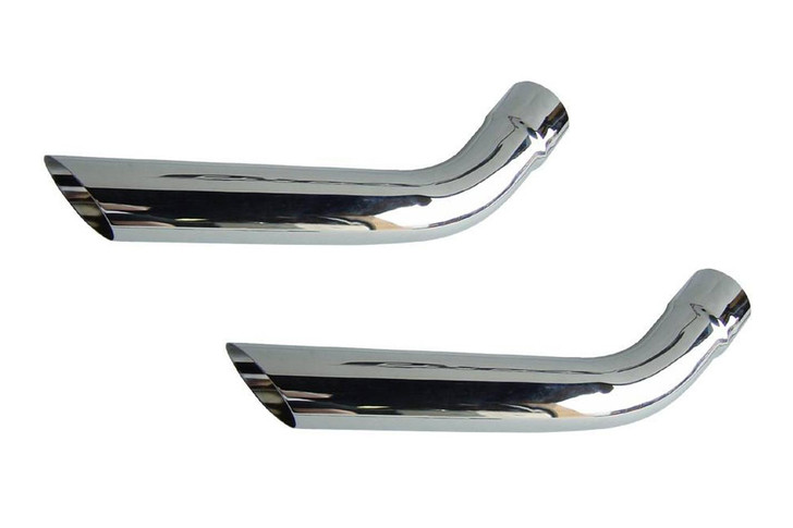 PYPES PERFORMANCE EXHAUST Exhaust Tips Slip Fit 2.5in Pair (Short) 