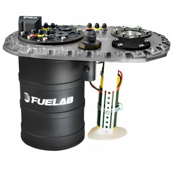 FUELAB FUEL SYSTEMS Surge Tank QSST Dual 500 LPH Brushless Pumps 