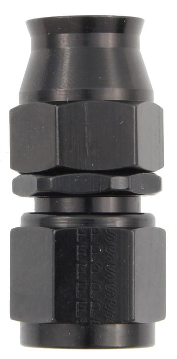 FRAGOLA Hose Fitting #4 Straight PTFE Black 