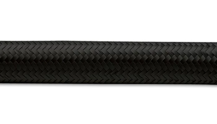 VIBRANT PERFORMANCE 10ft Roll -4 Black Nylon Braided Flex Hose 