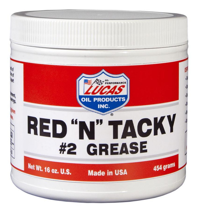 Lucas Oil Red N Tacky Grease 1lb Tub 