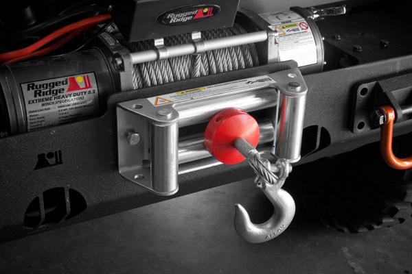 RUGGED RIDGE Winch Cable Stopper  Red Universal 
