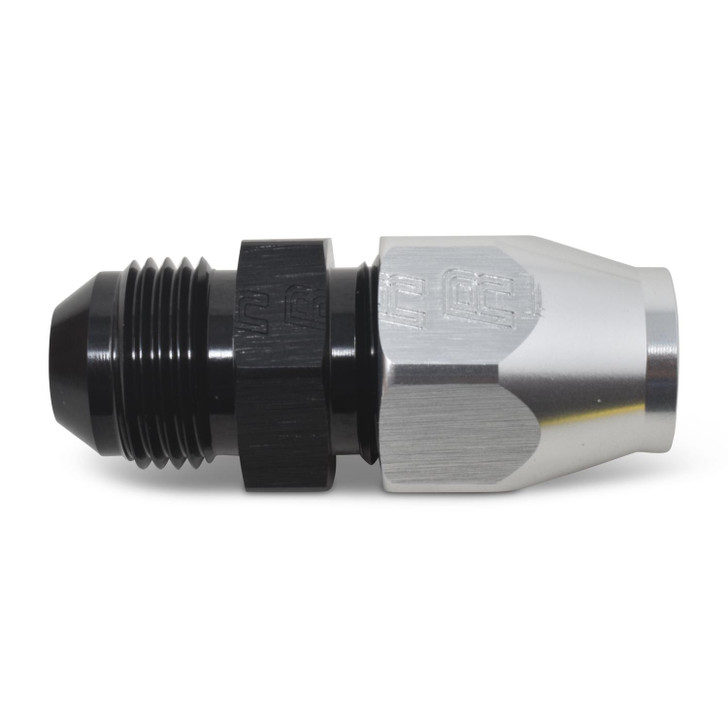 RUSSELL #8 Male 37 Deg to 1/2in Tube Black/Silver 