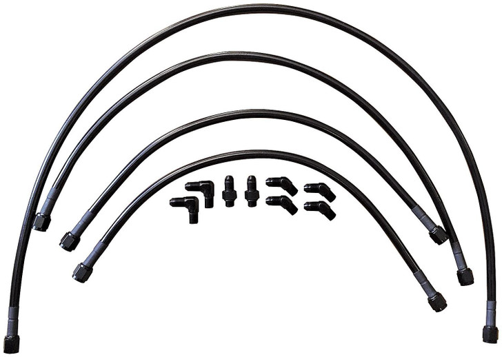 ALLSTAR PERFORMANCE Wing Hydraulic Line Kit w/ KSE Gear 