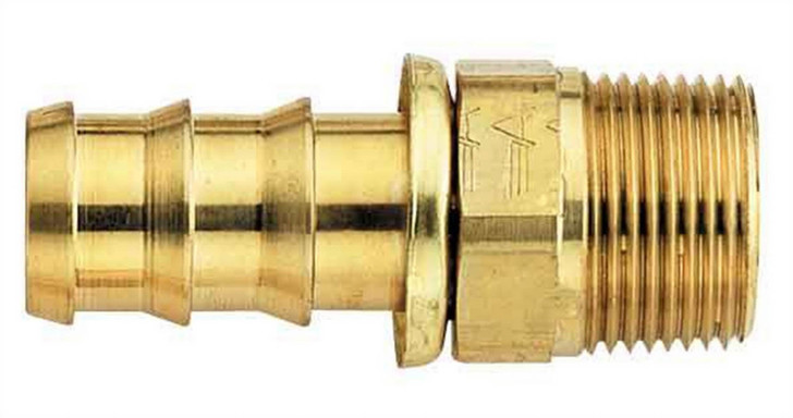 #4 Socketless Hose To 1/8 Male Pipe Fitting
