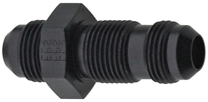 FRAGOLA Str Bulkhead Fitting #12 Black 