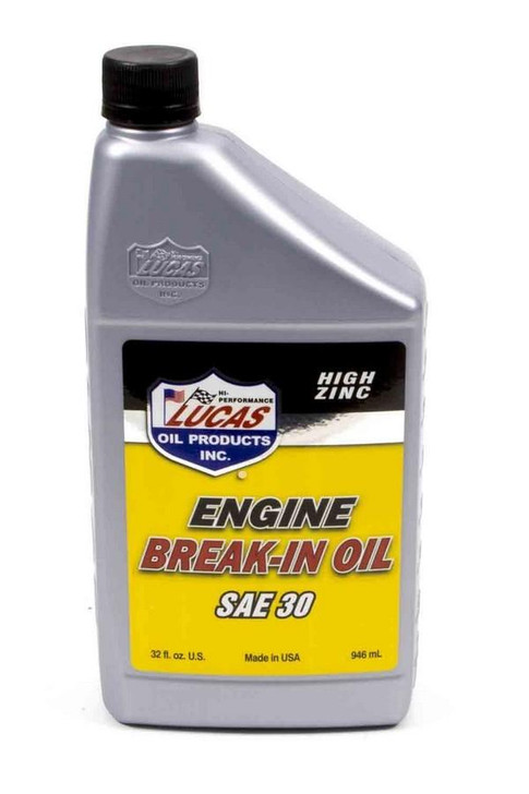 Lucas Oil Petroleum Break In Oil 30w 1 Qt 