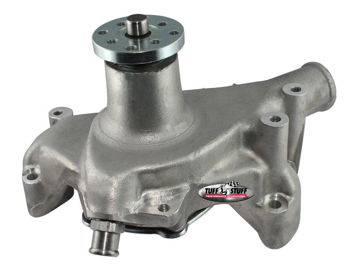 TUFF-STUFF SBC Long Water Pump Platinum As Cast 