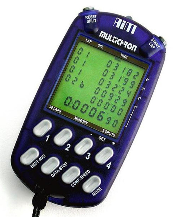 AIM SPORTS Stopwatch MultiChron 4 Car 99 Lap 