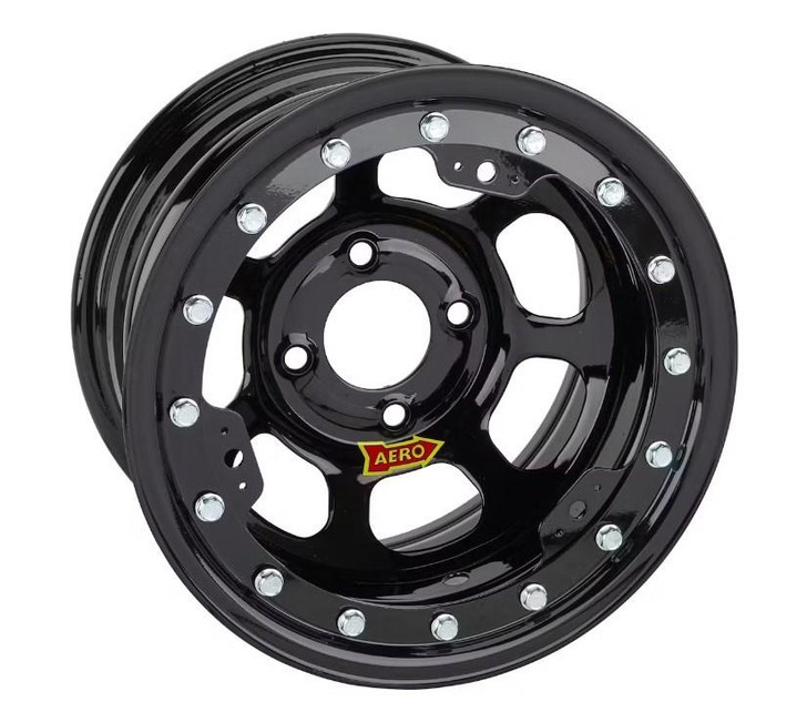 AERO RACE WHEELS Wheel 13x7 3in 4.50in BC Black Light Weight 