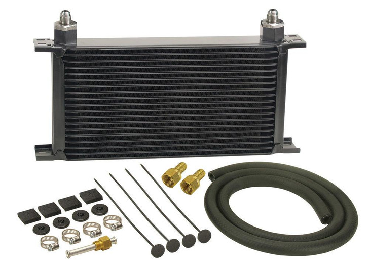 DERALE 19-Row Stack Plate Trans Cooler Kit (-6AN) 