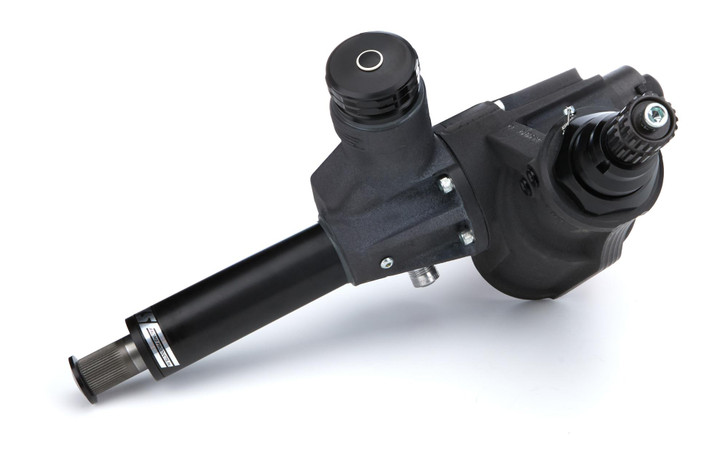 K.S.E. RACING Dirt Midget Steering Box Black 40in Servo Valve 