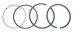 JE PISTONS Piston Ring Set 4.285 Moly 1/16 1/16 3/16 