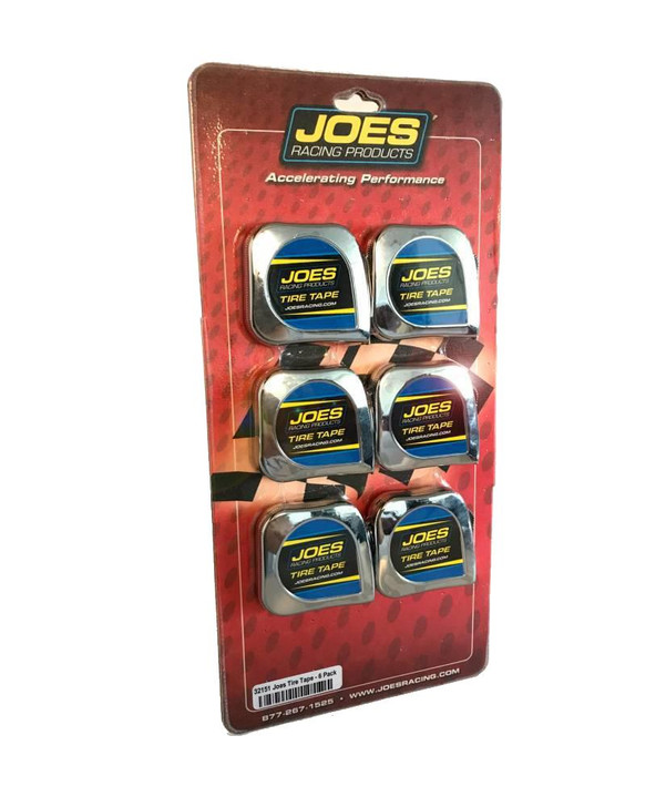 JOES RACING PRODUCTS Tire Tape Measure 6pk 1/4in Wide 