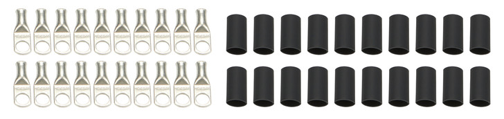 Ring Terminals 1/2in 6 Ga w/Heat Shrink 20pk