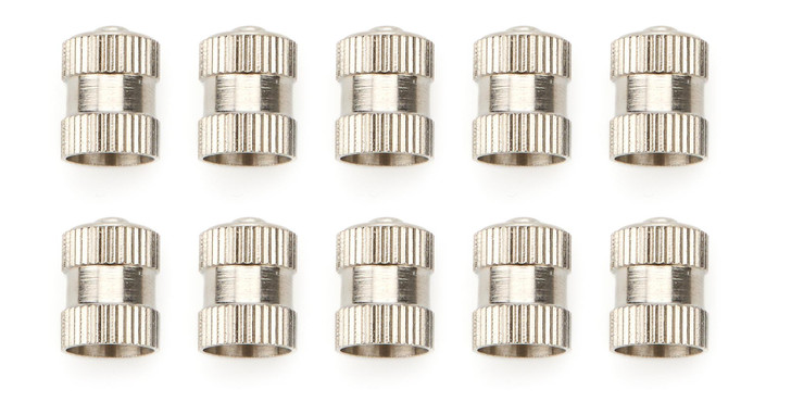 SHURTRAX Valve Stem Cap Stainless Set of 10 