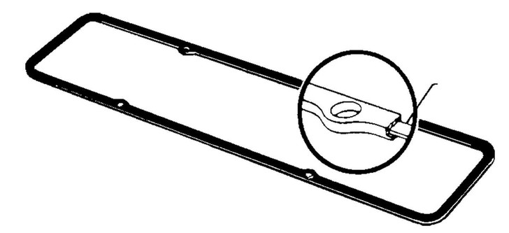 TRANS-DAPT Sb Chevy Vlv Cvr Gaskets 