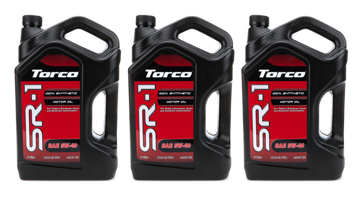 TORCO SR-1 Synthetic Oil 5w40 Case 3 5 Liter Bottles 