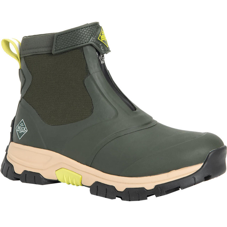 Muck Boots Muck Apex Mid Zip Boot Olive 13