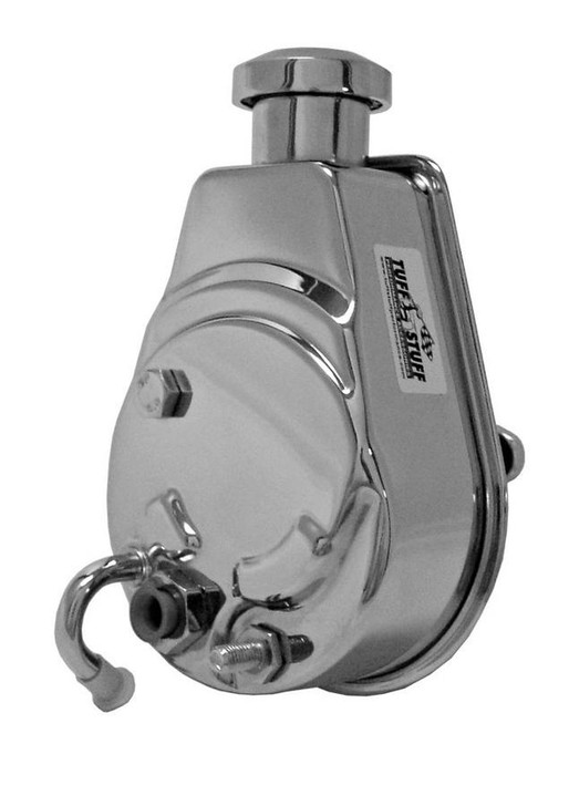 TUFF-STUFF Saginaw Power Steering Pump Chrome 1200 PSI 