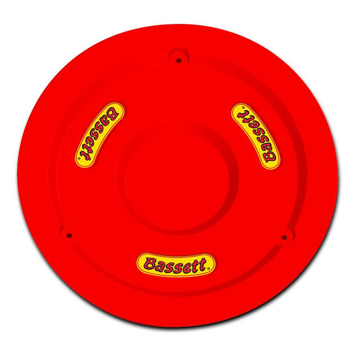 BASSETT Wheel Cover 15in Red Fluorescent 