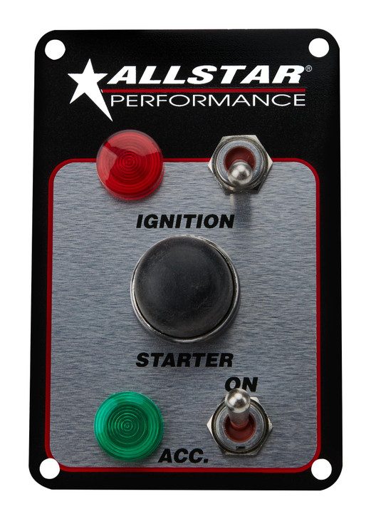 ALLSTAR PERFORMANCE Waterproof Switch Panel Two Switch w/ Lights 