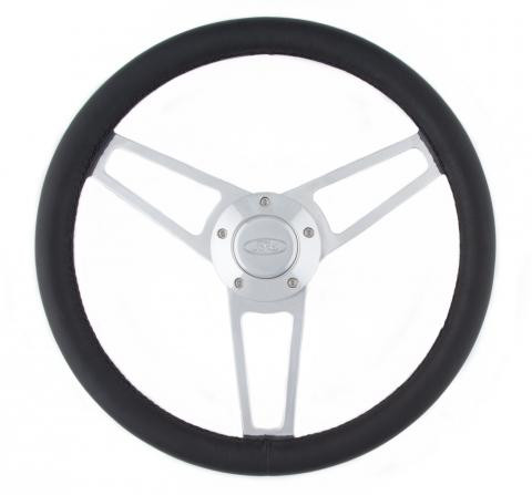 GRANT Billet Series Leather St eering Wheel Ford Logo 