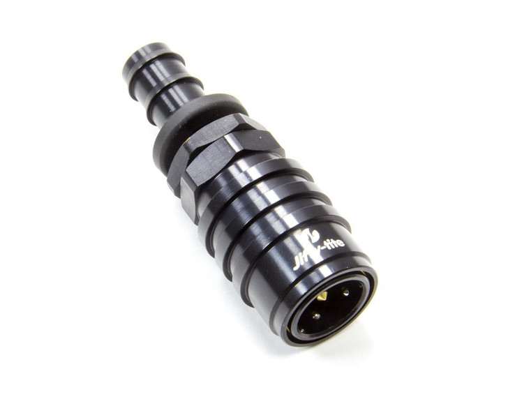 JIFFY-TITE Q/R #10 Male Push Lock to #10 Socket Valved Blk 