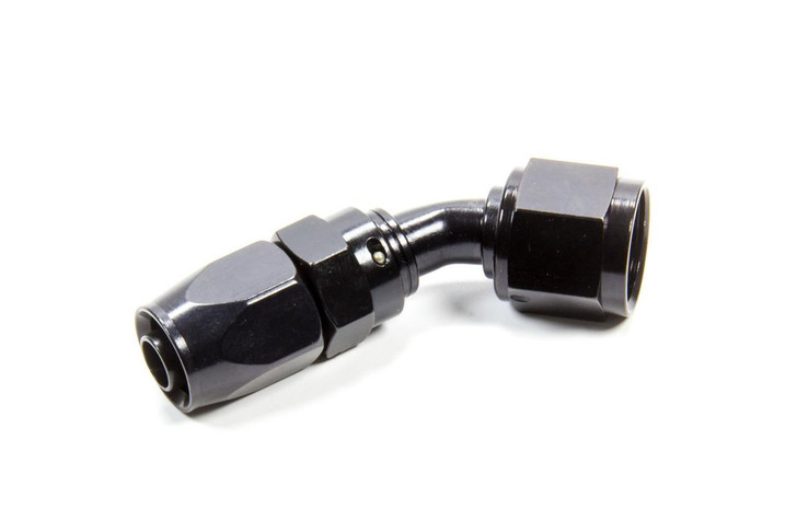 FRAGOLA Hose Fitting #10 45 Deg. to #8 Hose Black 