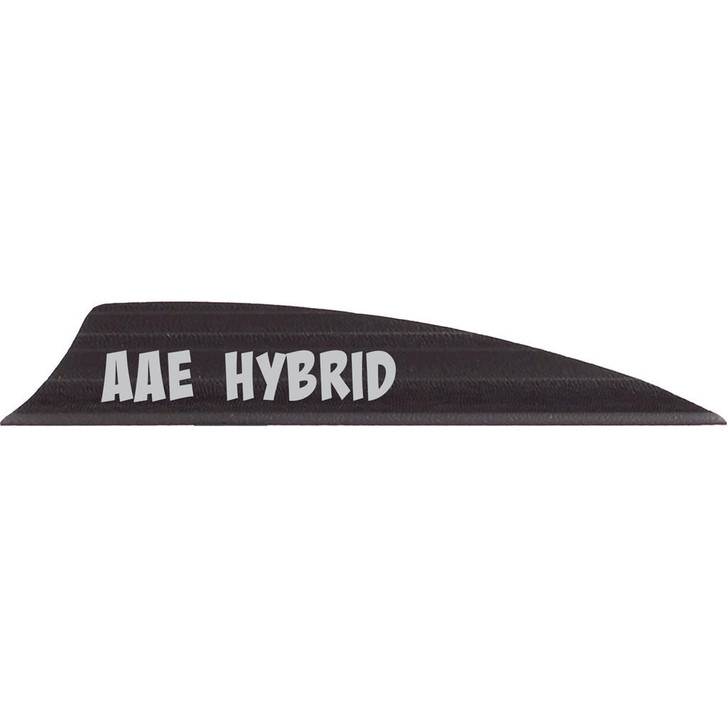 Aae Hybrid 1.85 Vanes Black 1.85 In Shield Cut 100 Pk