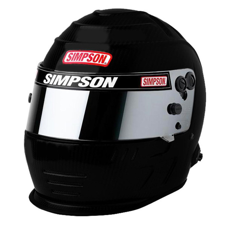 SIMPSON SAFETY Helmet Speedway Shark 7-1/8 Flat Black SA2020 