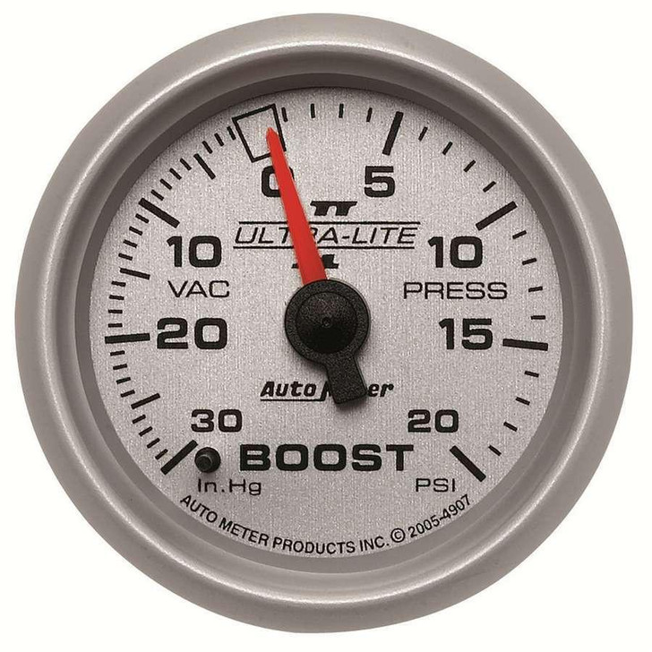 AUTOMETER 2-1/16in U/L II Boost / Vac Gauge 30/20 