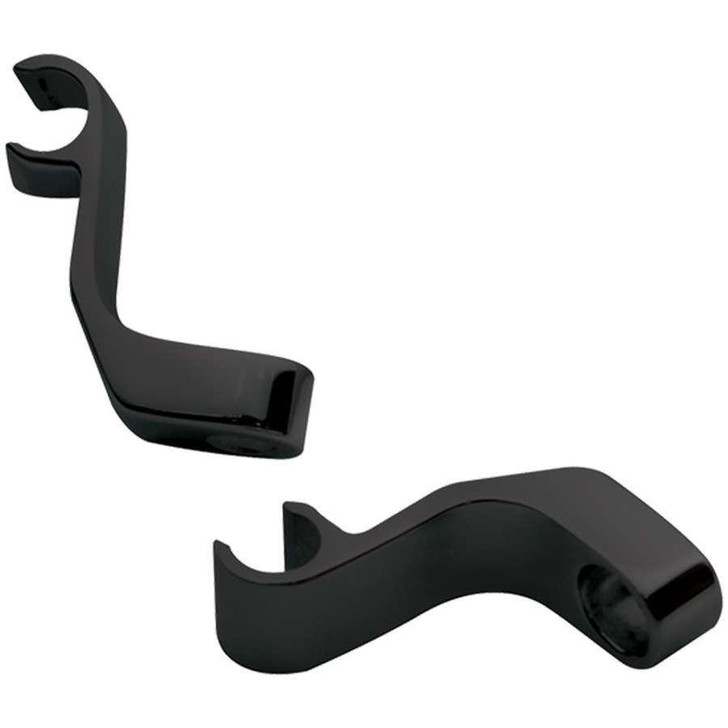 BILLET SPECIALTIES 1 Wire Separator Valve Cover Mount Black Pair 