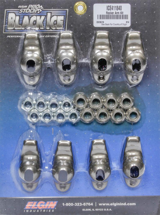 ELGIN SBC B/I Rocker Arm Kit 1.50 Ratio 7/16 Stud 