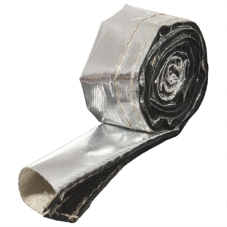 HEATSHIELD PRODUCTS Thermaflect Sleeve 1/2 i n id x 3 ft hook & loop 