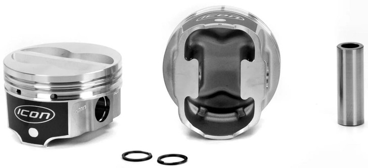 ICON PISTONS SBC FHR F/T Piston Set 4.030 Bore -6.4cc 