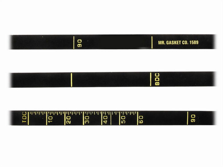MR. GASKET Bbc 7in Timing Tape 
