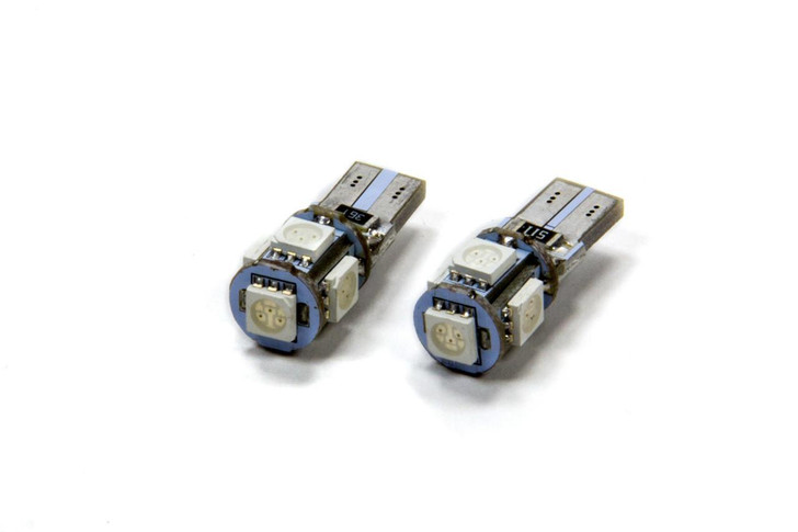 ORACLE LIGHTING T10 5 LED SMD Bulbs Pair Red 