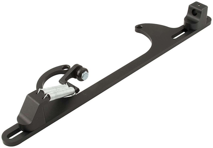 ALLSTAR PERFORMANCE Throttle Bracket Morse Black 4150/Edelbrock 