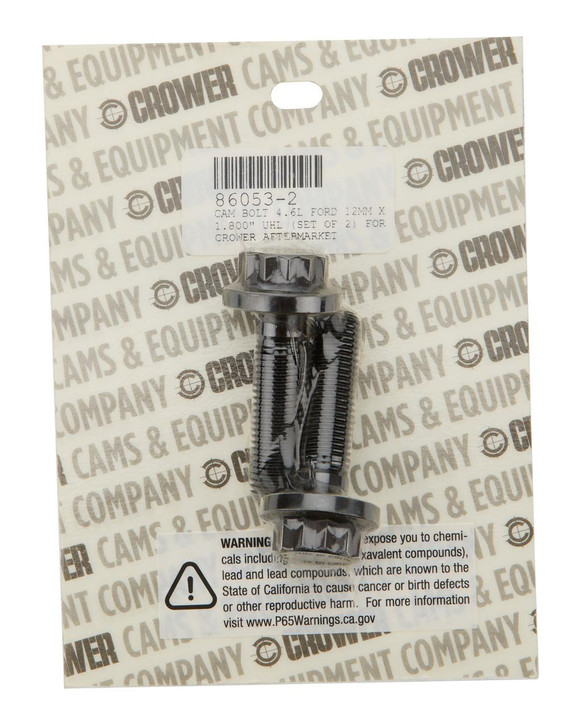 CROWER Cam Bolt Kit (2pk) Ford 4.6L 1.800 UHL 
