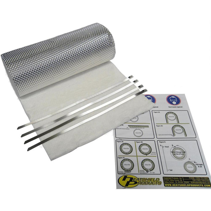 HEATSHIELD PRODUCTS Header Armor 1/2in Thick 1/8in x 24 in 