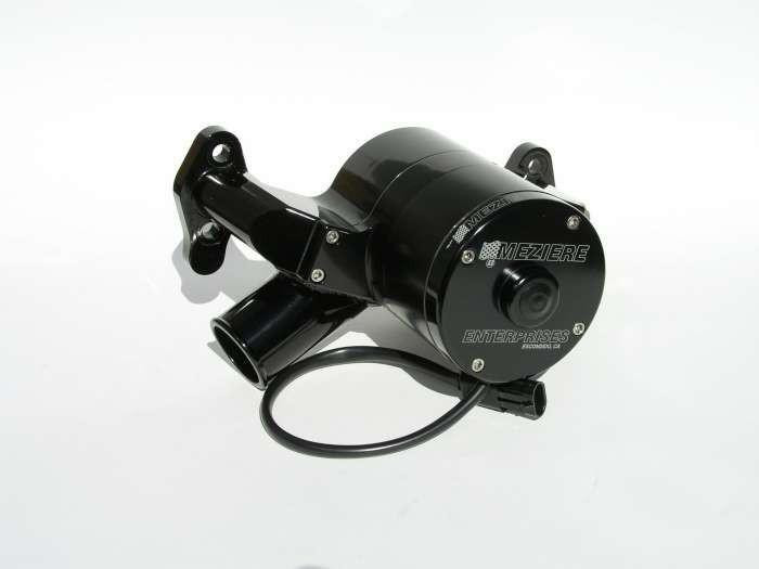 MEZIERE SBC Billet Electric W/P - Hi-Flow - Black 