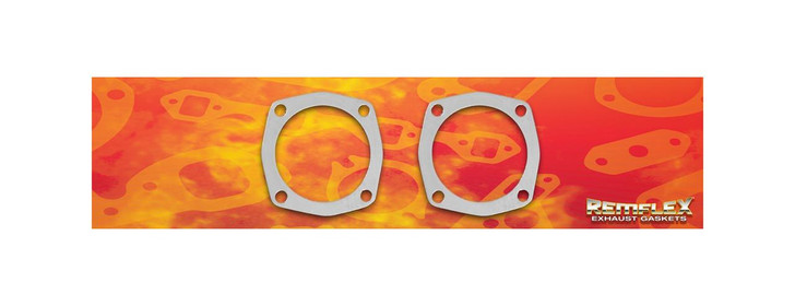 REMFLEX EXHAUST GASKETS Header Collector Gaskets 4-Bolt 3.875 ID (2pk) 