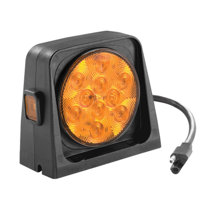REESE Single AG LED Light w/Am ber/Amber 