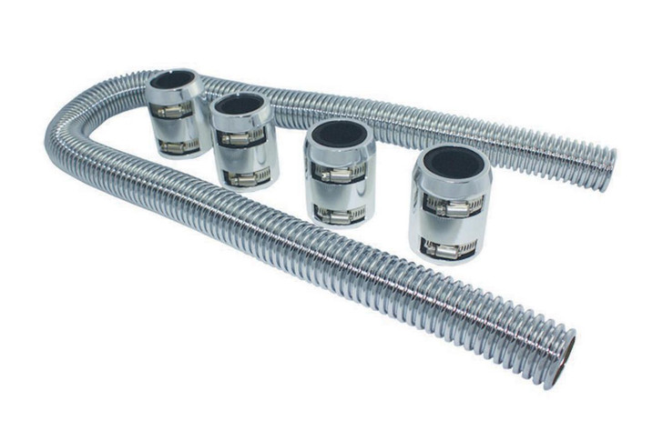 SPECIALTY PRODUCTS COMPANY Radiator Hose Kit 48in w/Polished Aluminum Cap 