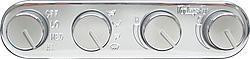 VINTAGE AIR Streamline 4 Knob Control Panel 