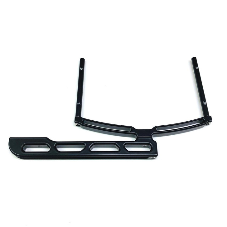 DRAG RACE SOLUTIONS Dial Board Bracket - Flat Tray - Black 