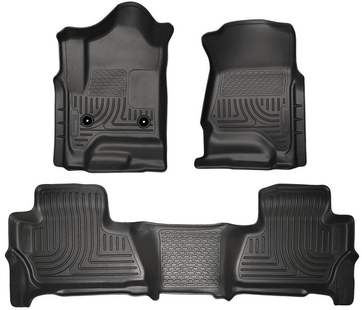 HUSKY LINERS 15-   Suburban Floor Liners Black 